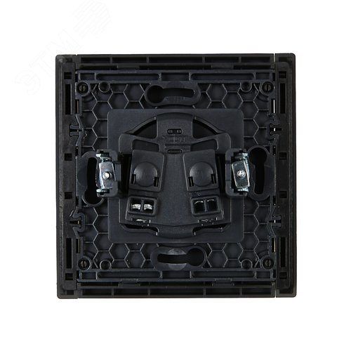 FORTE&PIANO Розетка 1-местная без заземления с защитными шторками винтовое крепление 10А FP317 серый IEK