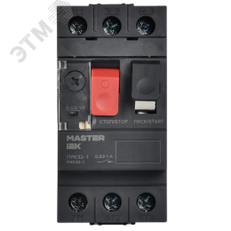Пускатель ПРК32-1 In=1А Ir=0,63-1А Ue 660В MASTER IEK