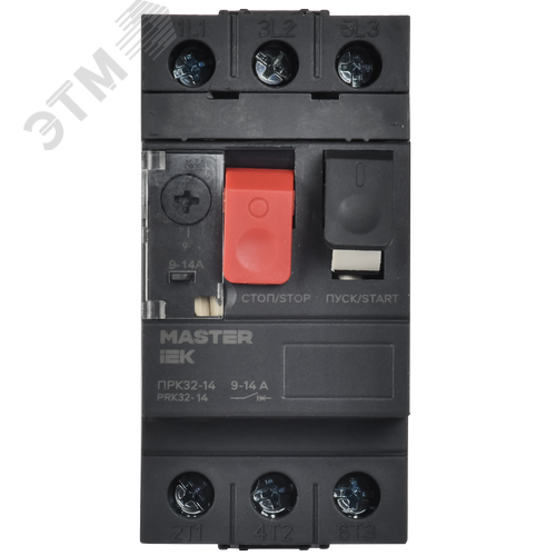 Пускатель ПРК32-14 In=14А Ir=9-14А Ue 660В MASTER IEK