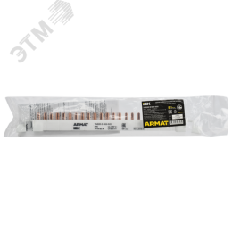 Шина соединительная типа PIN 12 модулей 1P+N 63А 22см для АВДТ ARMAT IEK