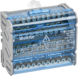 TEKFOR Шины на DIN-рейку (кросс-модуль) ШНК 4х11 3L+PEN IEK