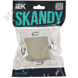 SKANDY Заглушка с суппортом SK-C01B бежевый IEK