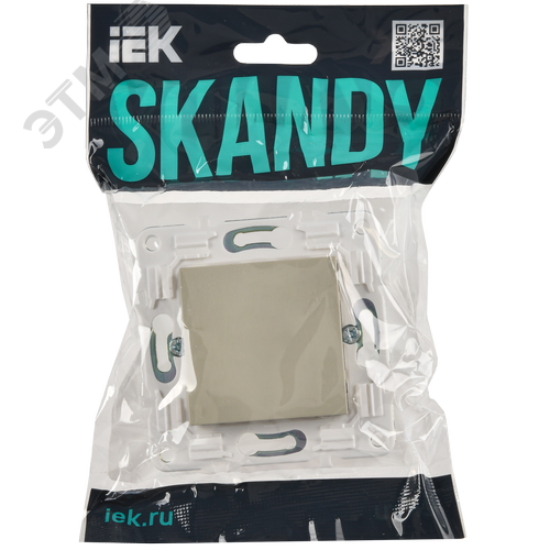 SKANDY Заглушка с суппортом SK-C01B бежевый IEK