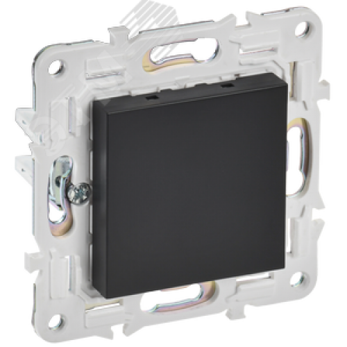 SKANDY Заглушка с суппортом SK-C01Bl черный IEK