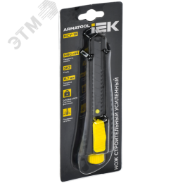 ARMATOOL Нож строительный усиленный 18мм НСУ-18 DOUBLE-lock SK2 IEK