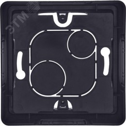 Коробка для накладного монтажа 1-местная антрацит INSPIRIA