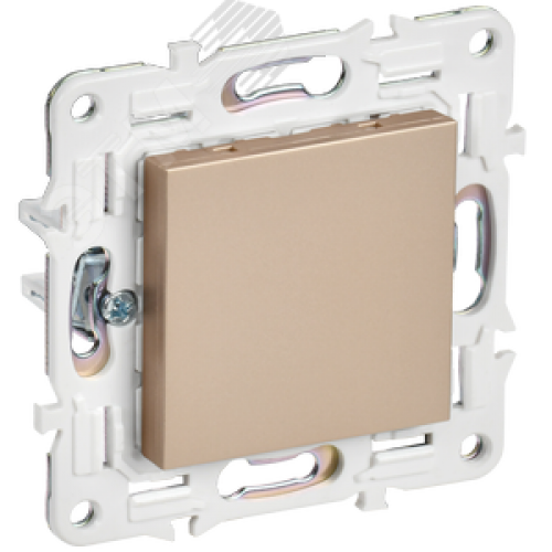 SKANDY Заглушка с суппортом SK-C01Sa песочный IEK