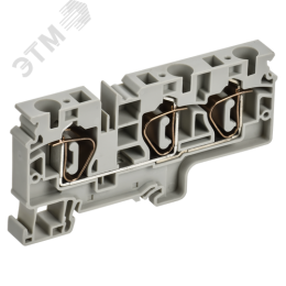 ARMAFIX Клемма пружинная CX10-3 10мм2 трехконтактная серая IEK