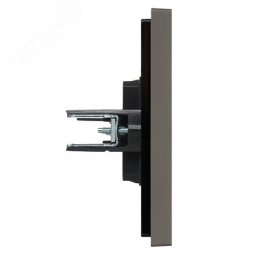 FORTE&PIANO Заглушка с суппортом FP341 серый IEK