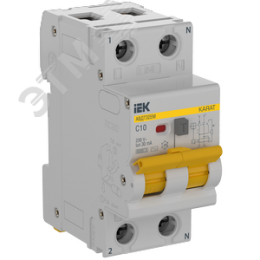 Выключатель автоматический дифференциального тока АВДТ32EM C10 30мА тип A (электромеханический) IEK KA-VD14-1-010-C-030-A