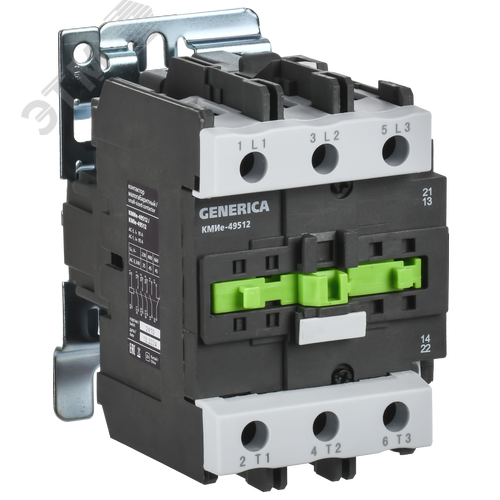 Контактор КМИе-49512 95А 400В/АС3 1NO 1NC GENERICA
