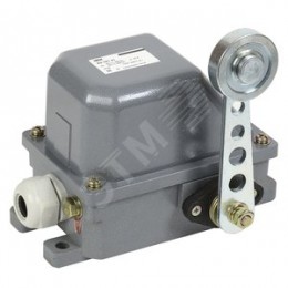 Выключатель концевой КУ-701 У1, рычаг с роликом, 10А, IP44, 2 электрических цепи