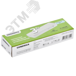 Светильник светодиодный аккумуляторный ДБА 1030 непостоянного действия 30LED 5ч 3 Вт GENERICA