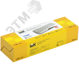 Светильник ДБА 3926 аккумулятор 3-5ч 3 Вт