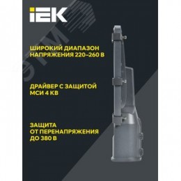 Светильник LED консольный уличный ДКУ 1002-30Д 5000К IP65 серый