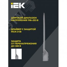 Светильник LED консольный уличный ДКУ 1012-200Ш 5000К IP65 серый