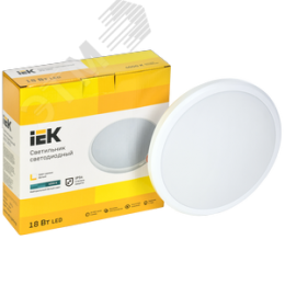 Светильник светодиодный ДПБ 3003 18 Вт IP54 4000K круг белый