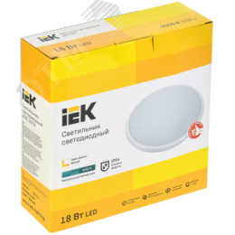 Светильник светодиодный ДПБ 3003 18 Вт IP54 4000K круг белый