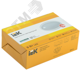 Светильник светодиодный ДПО 5020 8 Вт 4000K IP65 овал белый