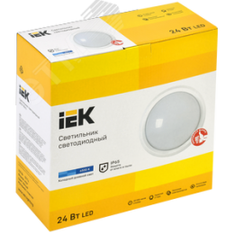 Светильник светодиодный ДПО 5051 18 Вт 6500К IP65 круг белый