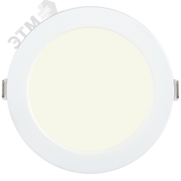 Светильник даунлайт светодиодный встраиваемый ДВО 1613 белый круг 12Вт 3000К IP20
