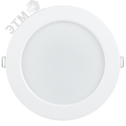 Светильник даунлайт светодиодный встраиваемый ДВО 1613 белый круг 12Вт 4000К IP20