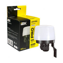 Фотореле ФР-603 2200ВА IP66 белый IEK