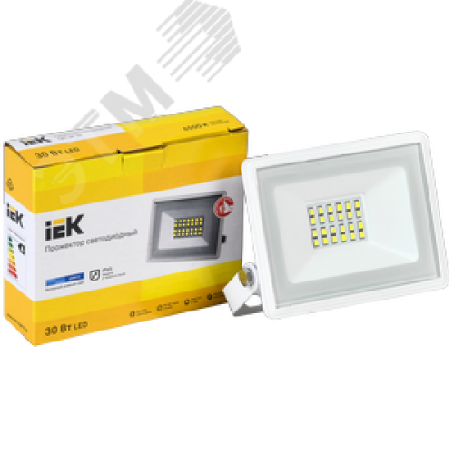 Прожектор светодиодный СДО 06-30 IP65 6500K белый