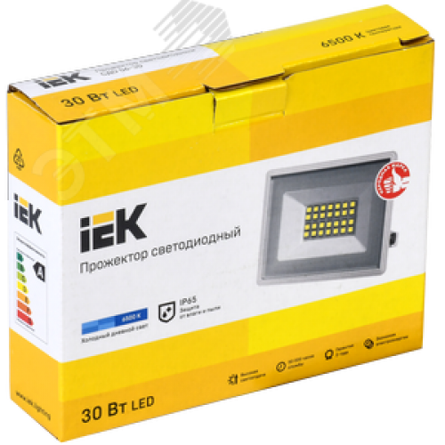 Прожектор светодиодный СДО 06-30 IP65 6500K белый