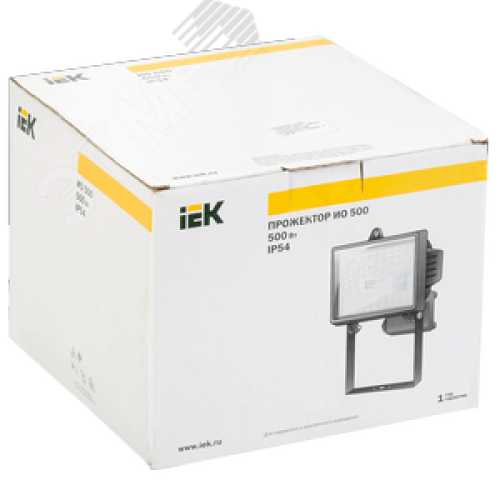 Прожектор ИО500 галогенный черный IP54