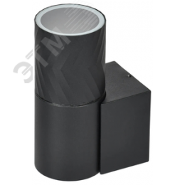 Светильник уличный декоративный для наружного освещения 5107 настенный под лампу GU10 IP65 черный