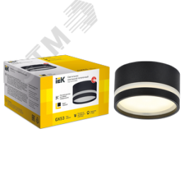 Светильник 4032 накладной потолочный под лампу GX53 черный