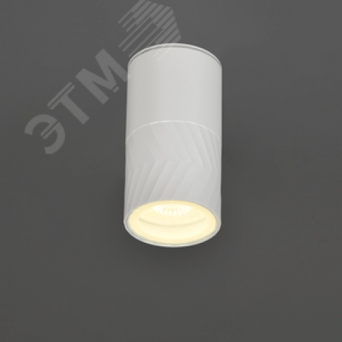 Светильник уличный декоративный для наружного освещения 5110 потолочный под лампу GU10 IP65 белый