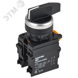 Переключатель длин. ручка 3 полож. возвр. 2NO MASTER