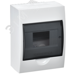 Бокс ЩРН-П-6 модулей навесн. пластик IP41 GENERICA