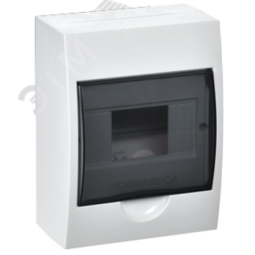 Бокс ЩРН-П-6 модулей навесн. пластик IP41 GENERICA