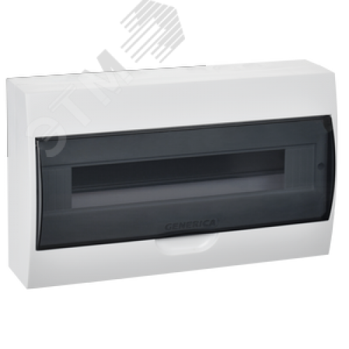 Бокс ЩРН-П-18 модулей навесн. пластик IP41 GENERICA