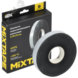 MIXTAPE PRO Изолента самослипающаяся резиновая с подложкой 0,76х19мм 9м 23 IEK