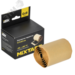 MIXTAPE PRO Изолента-герметик 3,17х63мм 0,6м 2229 IEK