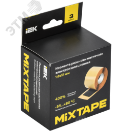 MIXTAPE PRO Изолента резиново-мастичная электроизоляционная 1,6х51мм 3м 2228 IEK