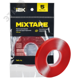 MIXTAPE PRO Лента монтажная прочная двусторонняя 1х9мм 5м IEK
