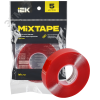 MIXTAPE PRO Лента монтажная прочная двусторонняя 1х20мм 5м IEK