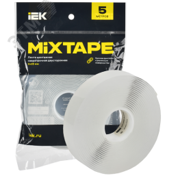 MIXTAPE PRO Лента монтажная сверхпрочная двусторонняя 2х25мм 5м IEK
