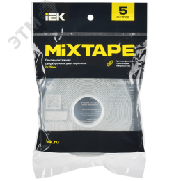 MIXTAPE PRO Лента монтажная сверхпрочная двусторонняя 2х25мм 5м IEK