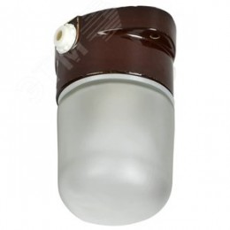 TERMA Светильник термостойкий для бани и сауны НПБ 450-2 IP54 60Вт коричневый GENERICA