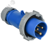 Вилка переносная ССИ-0132 16А-6ч/200-250В 2P+PE IP67 IEK