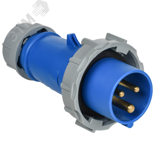 Вилка переносная ССИ-0132 16А-6ч/200-250В 2P+PE IP67 IEK