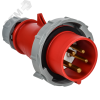 Вилка переносная с ф/и ССИ-0152ф 16А-6ч 380В 3P+PE+N IP67 IEK