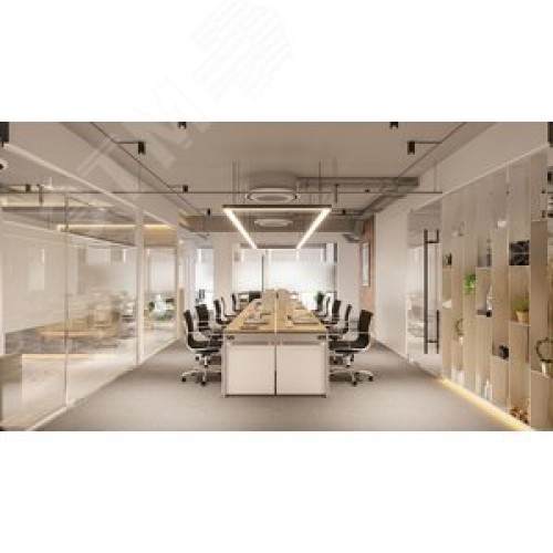 Светильник LED линейный 1011 20Вт 4000К 600мм черн