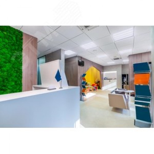 Панель светодиодная светильник ДВО 6560-P 36Вт 6500К 595х595х20 призма